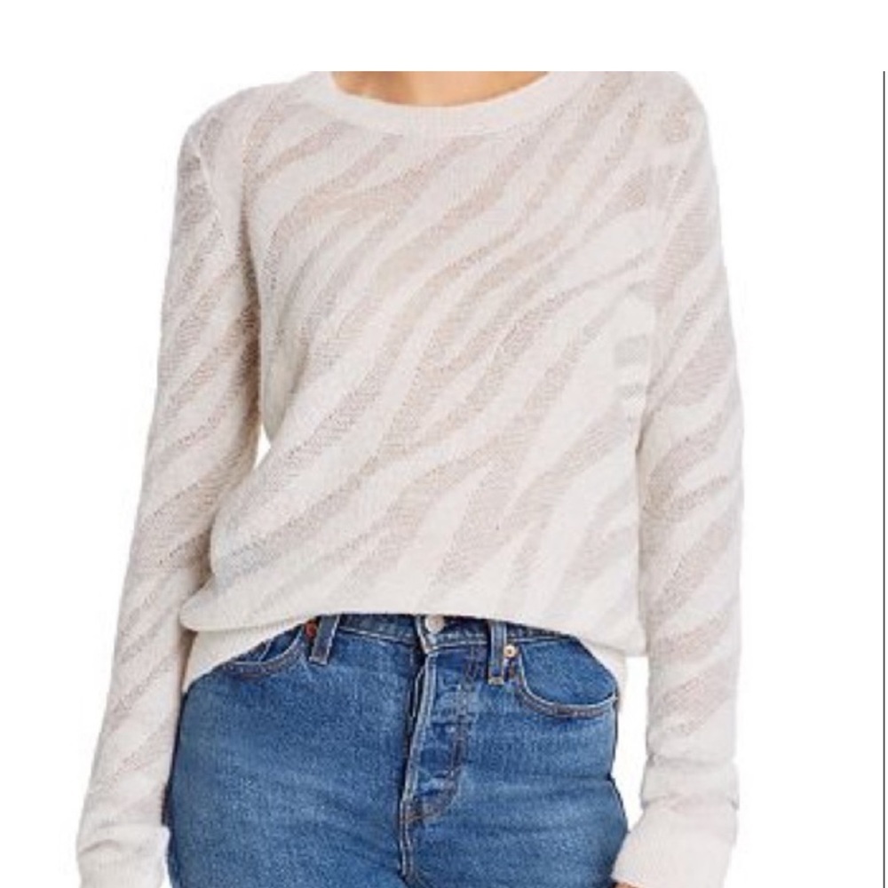 Rag&Bone Zebra Print Sweater Size Medium - image 1